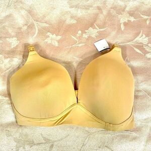 ❤️HP❤️ NWT TAN MOTHERHOOD NURSING BRA WIRELESS 34D